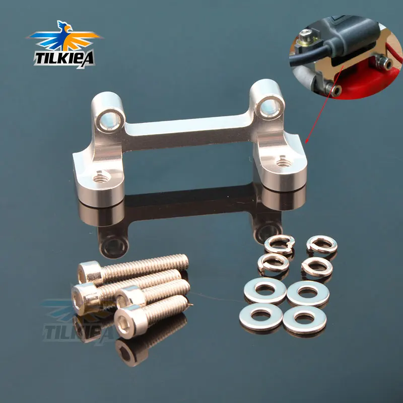 aluminum ignition coil re-locater for Zenoah marine engine rc boats | Игрушки и хобби