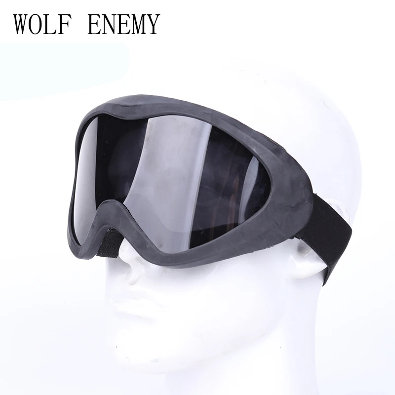 Tactical UV400 Goggle Glasses Protection Cycling Riding Hunting Wind Dust Airsoft Black/Yellow/Clear | Спорт и развлечения