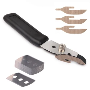 FOSHIO художественный нож из ПТФЭ, виниловый резак + 10 шт. лезвий для обмотки автомобиля, нож сделай сам, наклейка на стену, автомобильная пленка, режущий инструмент, инструменты для стайлинга