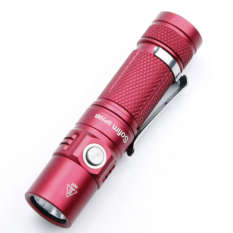 Sofirn sp10a SP10B Мини светодиодный фонарик АА 14500 карман свет CREE XPG2 573lm брелок свет Водонепроницаемый Фонари красный синий Linterna