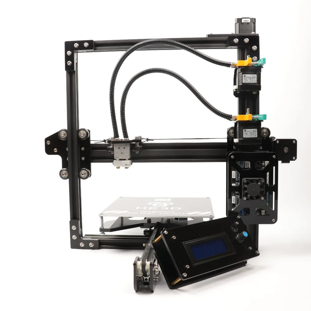 Двойной экструдер 2in2out Reprap flex алюминиевый экструзионный 3d Принтер Комплект 2 рулона нити 8 Гб SD карты ЖК-дисплей в подарок