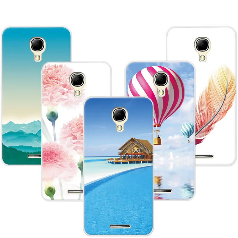 Exotic Natural Landscape Soft TPU Phone Case For Alcatel 5010 Back Cover Silicone OneTouch Pixi 4 OT-5010 5010D Capa |