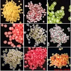 100 шт.упак. новый красочный 3D Яблоко оранжевый киви Фрукты мягкие керамические ногти художественные украшения сделай сам инструменты кусочки полимерной глины