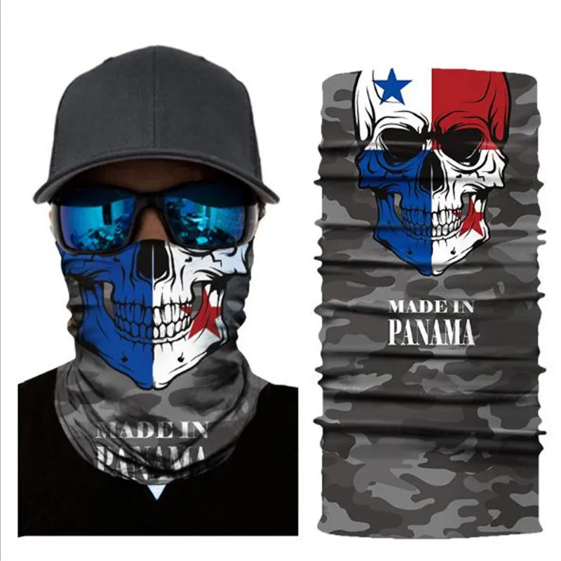 5 pcs/lot 3D Digital Printing Biker Bandanas AC164-AC174 Outdoor Sports Hat Cycling Turban Head Scarf Face Mask |