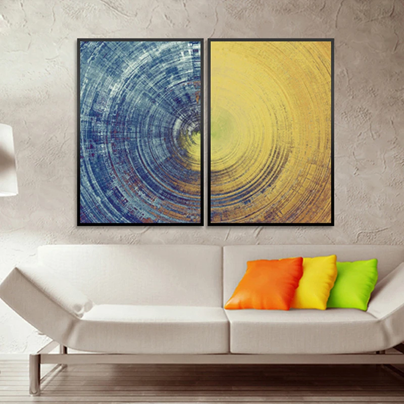 

HAOCHU Abstract Texture Canvas Painting Computer Inkjet Printing Living Room Sofa Bedroom Wall Picture Poster Arts Home Decor