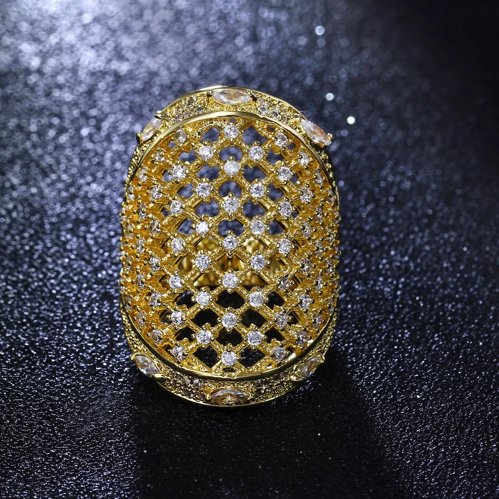 Удивительный Большой стиль Jewellery Прекрасный полые дизайн уникальные свадебные