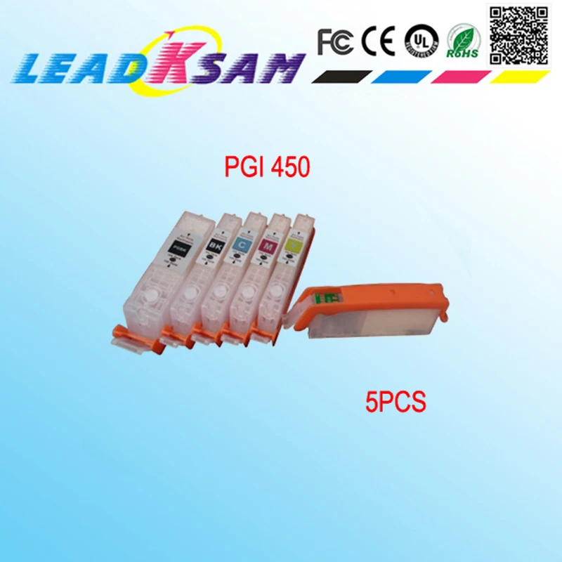 Совместимый с PGI450 Заправляемый картридж для чернил CANON MG5440/Ip7240/MX924/MG5540/ MG6440/ MG5640/