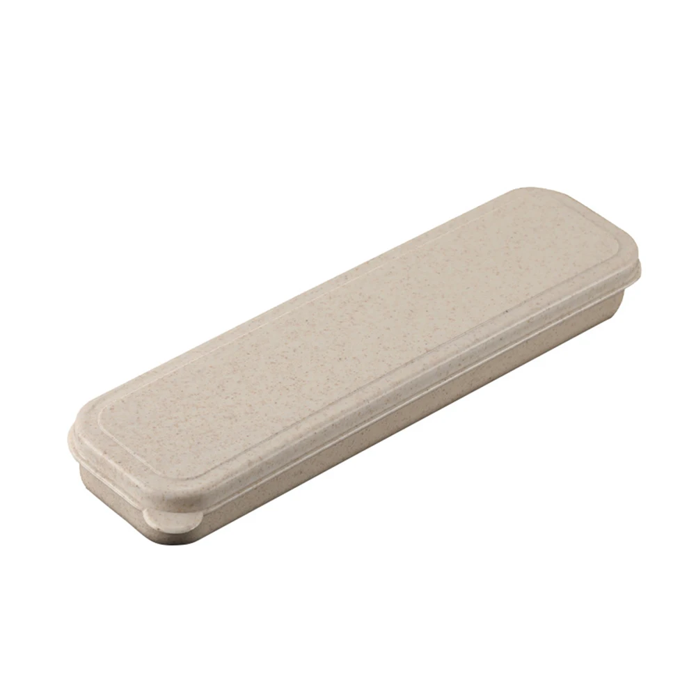 S-beige Hoomall 1 шт. Многофункциональный походный набор столовых приборов из нержавеющей стали Портативный Футляр Чехол для пикника для использования на открытом воздухе Милая коробка для канцелярских принадлежностей - Цвет: S-beige
