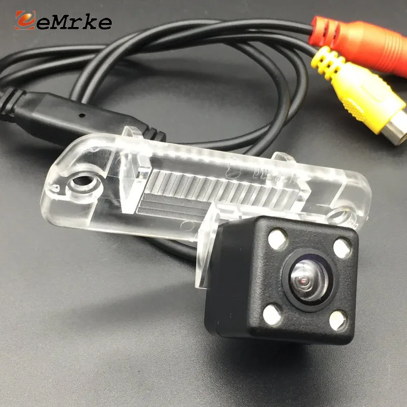 EEMRKE 4 LED CCD HD Автомобильная камера для Mercedes Benz ML350 ML300 ML250 ML63 AMG заднего вида |