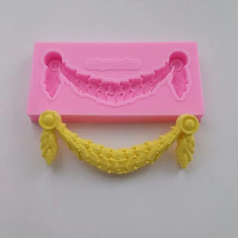 Европейская Цветочная кружевная силиконовая форма для помадки инструменты