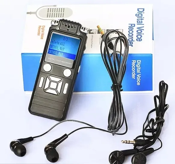 8 ГБ Цифровой диктофон большой черный профессиональный бизнес портативный