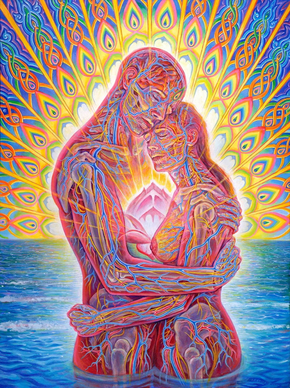 Горячая Распродажа Custom Alex Grey Oversoul плакат новые красивые принты высокое качество