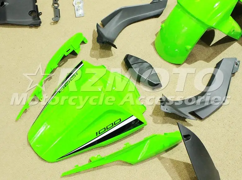 Новый комплект обтекателей из АБС пластика подходит для kawasaki Ninja ZX 10R ZX10R 2011 2012 2013