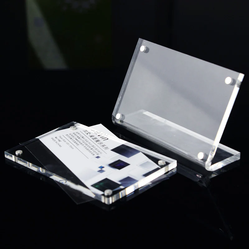 (2 шт./упаковка) акриловая настольная карта и держатели для вывесок рамки