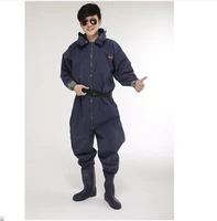 men women whole waterproof wader clothes pants fishing water trousers with boot wear resistant water sports operations clothing