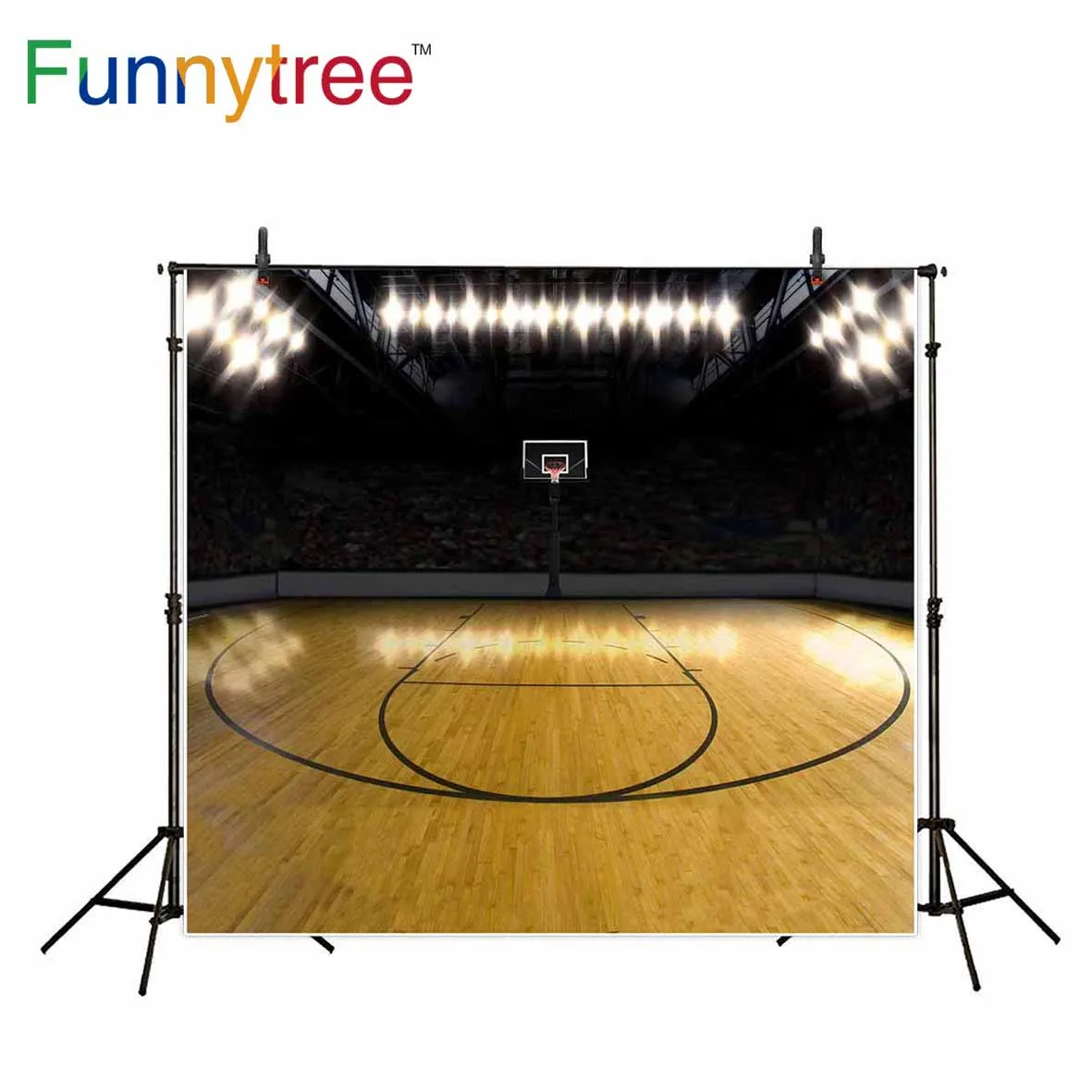 Фон Funnytree для студийной фотосъемки баскетбольная площадка спортивные