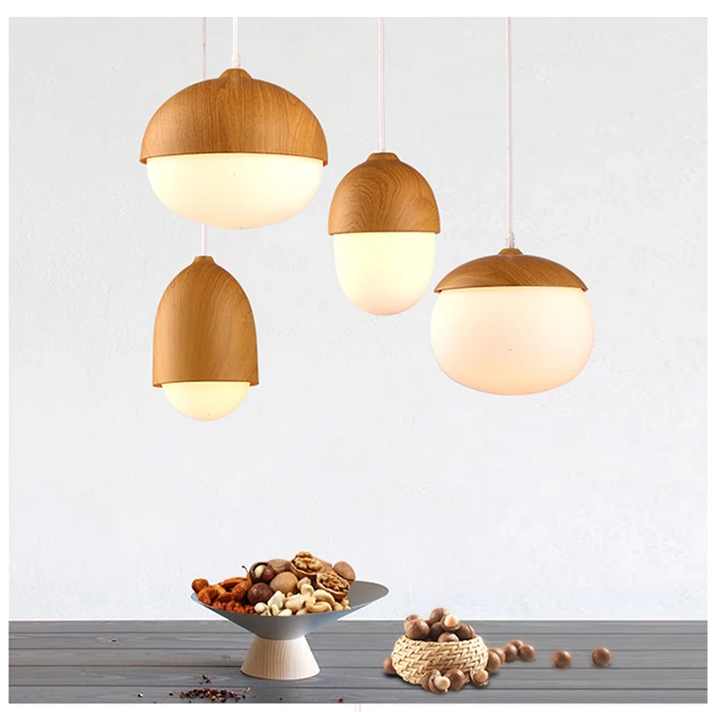 [DBF] Скандинавская модель гайки креативная Люстра для ресторана Светильник E27