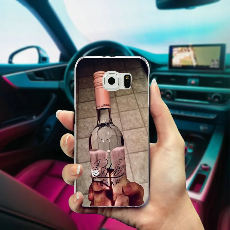Absolute Vodka Bottle Silicone Soft Cover TPU Phone Cases for Samsung Galaxy Note 2 3 4 5 8 S3 S4 S5 Mini S6 S7 S8 S9 Edge Plus | Мобильные