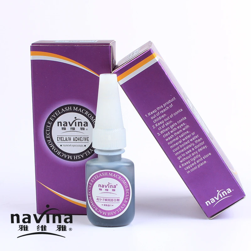 Клей для наращивания ресниц NAVINA 10 мл/бутылка клей накладные ресницы в отдельной