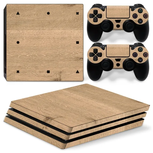 Дерева от китайского производителя для ps4 pro виниловые наклейки на кожу крышка с сделанные по дизайну головного изготовителя - Цвет: TN-P4Pro-0672