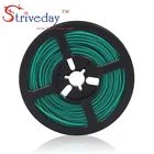 50 метров (32,8 футов) 24AWG Гибкая резиновая силиконовая проволока луженая медная линия PCB DIY электронный кабель от 10 цветов для выбора