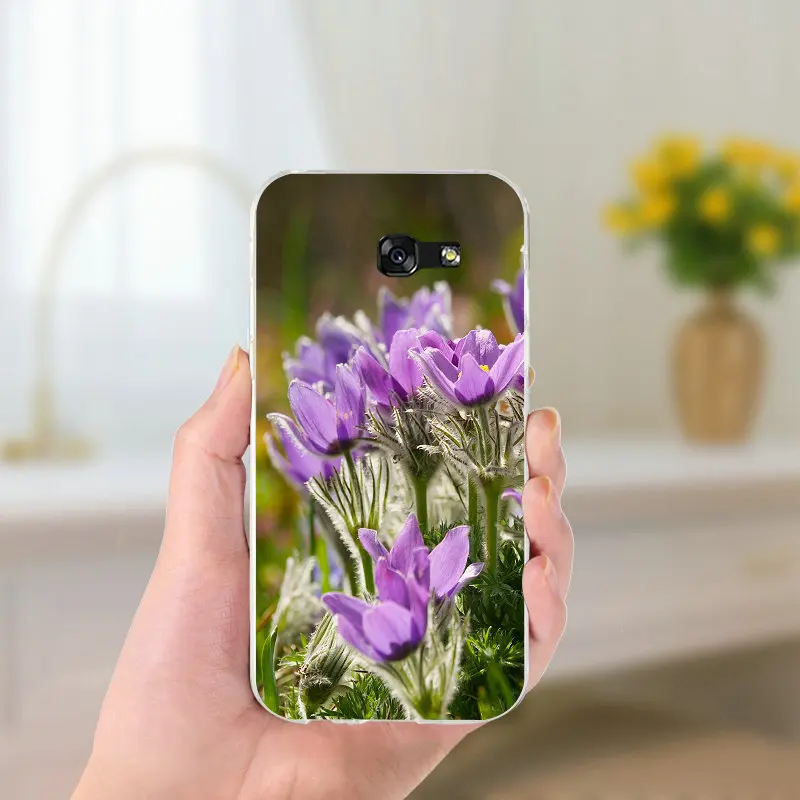 Прекрасный Фиолетовый цветок Цветок ириса чехол для телефона samsung Galaxy Note 5 8 9 S2 S4 S5