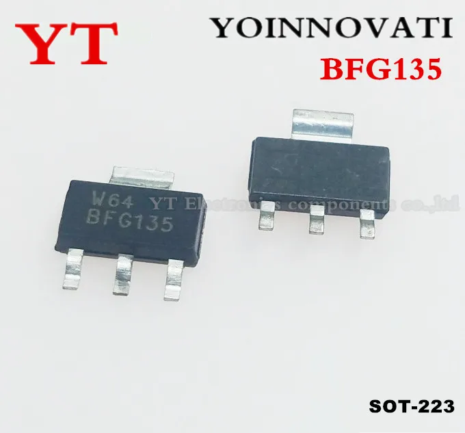 10 шт./лот BFG135 SOT223 TRANS Силовые транзисторы NPN 150MA 15V 7 ГГц IC лучшее качество| |