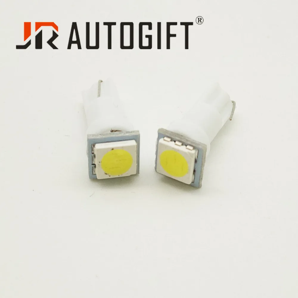 10 шт. T5 W3W W1.2W 5050 T5 17 37 73 74 5050 светодиодный 24/12V красный/синий/зеленый/желтый авто светодиодный лампы приборной панели автомобиля Подсветка приборной панели лампы
