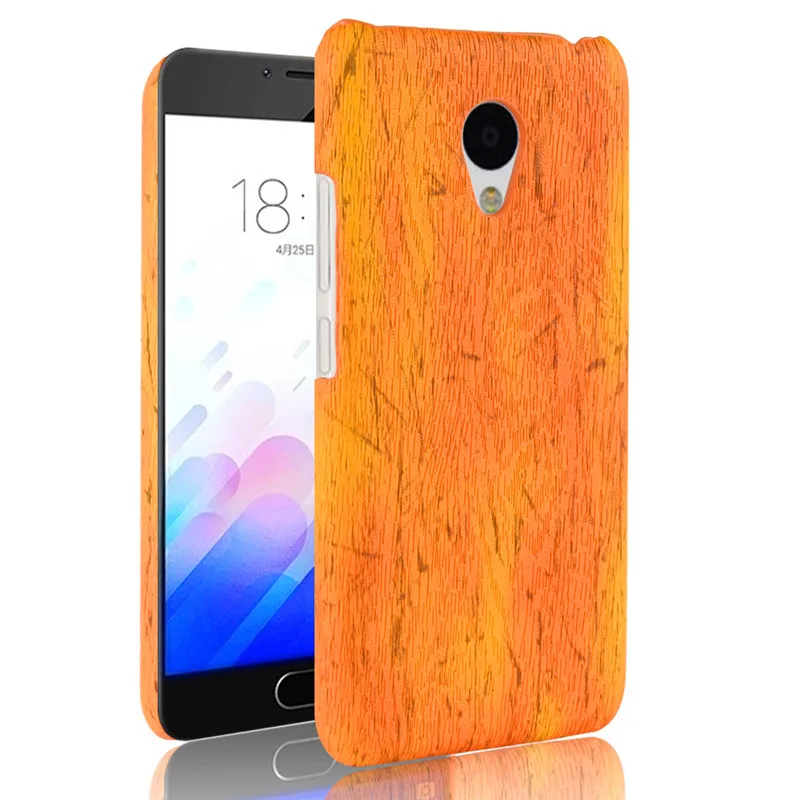 Чехол Suli из кожи для Meizu M3 Mini жесткий чехол с текстурой древесины M 3 Meilan3 рамкой