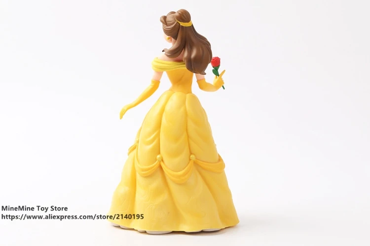 DISNEY Beauty and the Beast Princess Belle 21 см модель фигурки аниме мини украшение ПВХ