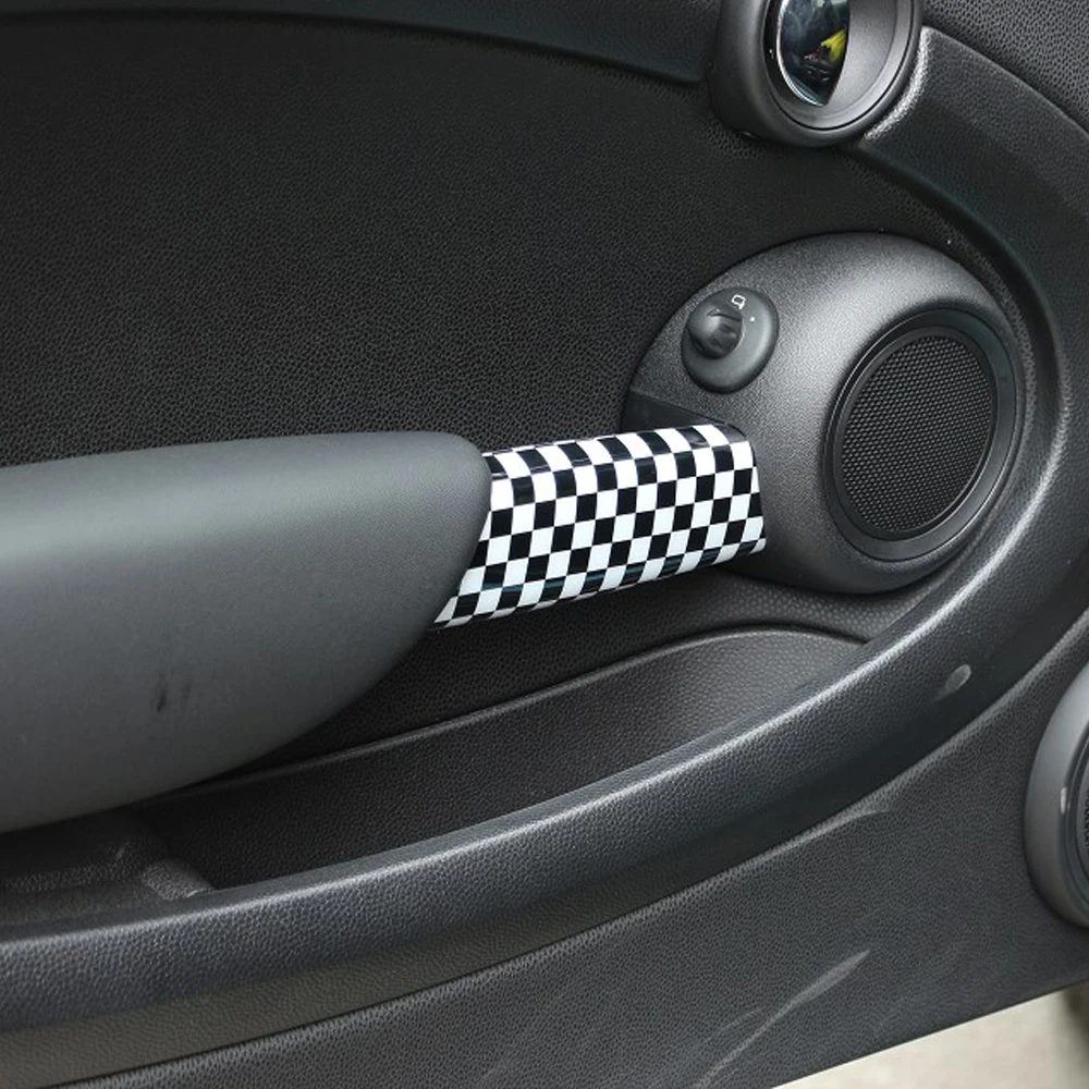 2pcs/set Car Interior Door Handle Knob Cover Sticker Protection for Mini Cooper JCW R55 Clubman R56 R57 R58 R59 Accessories | Автомобили и