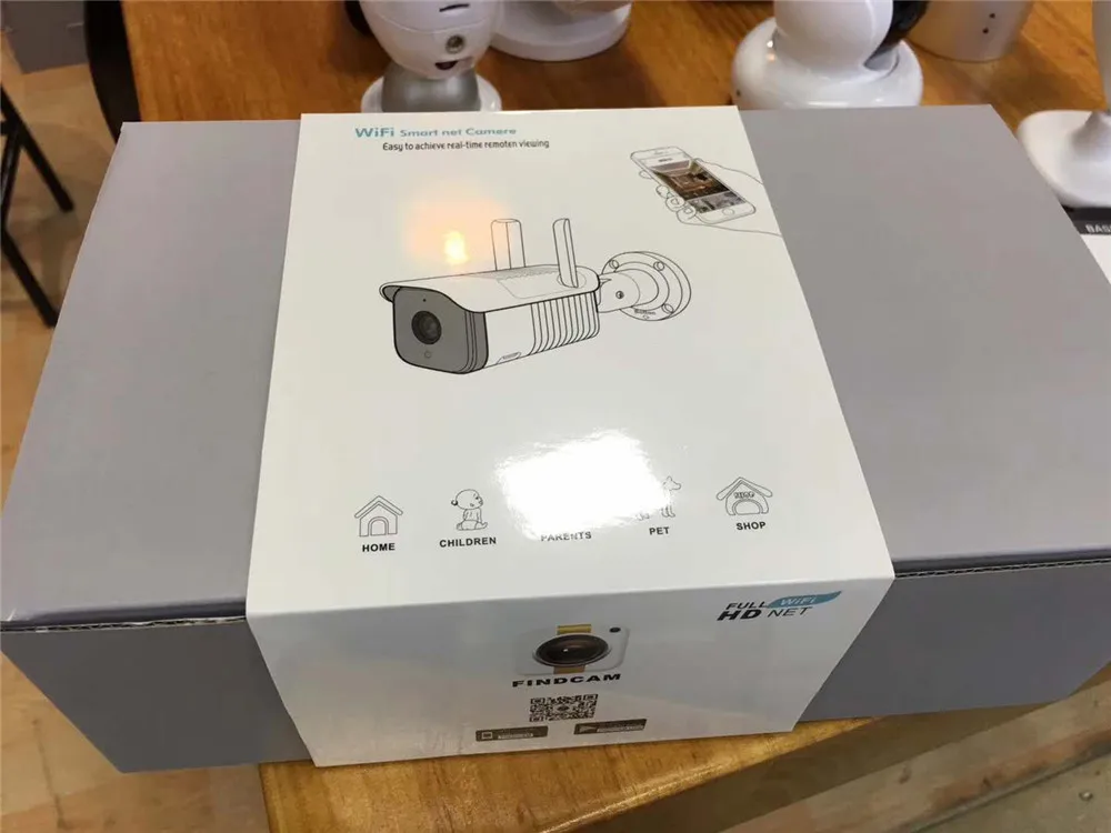 Двойная антенна 2MP 1080P Водонепроницаемая беспроводная ip камера IP66|Камеры