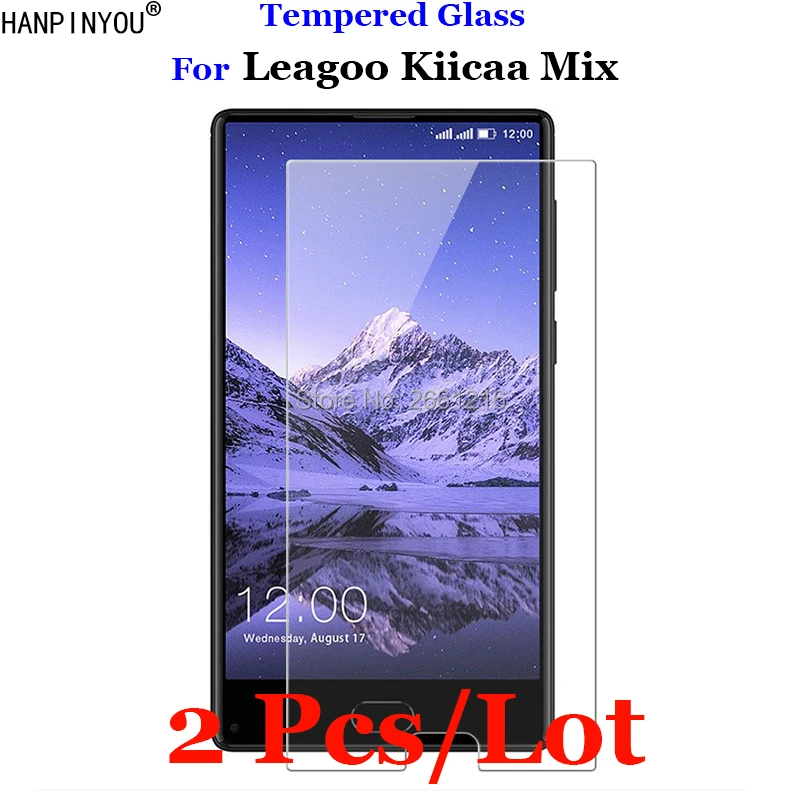 2 шт./лот для Leagoo Kiicaa Mix закаленное стекло 9H 2.5D Премиум Защитная пленка экрана 5