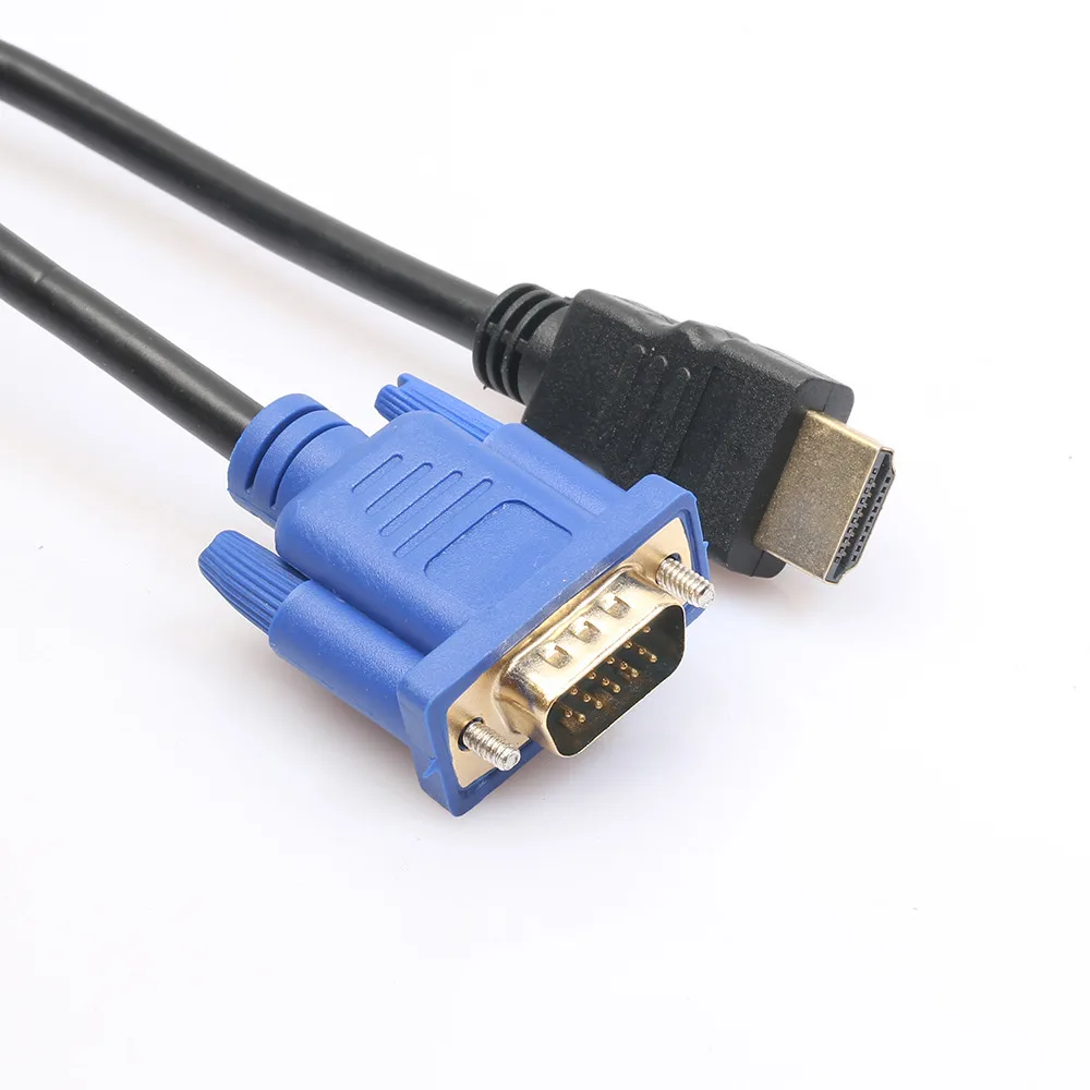 3 м 5 HDMI кабель к VGA адаптер цифровой 1080P HD с аудио конвертер разъем шнур для ТВ