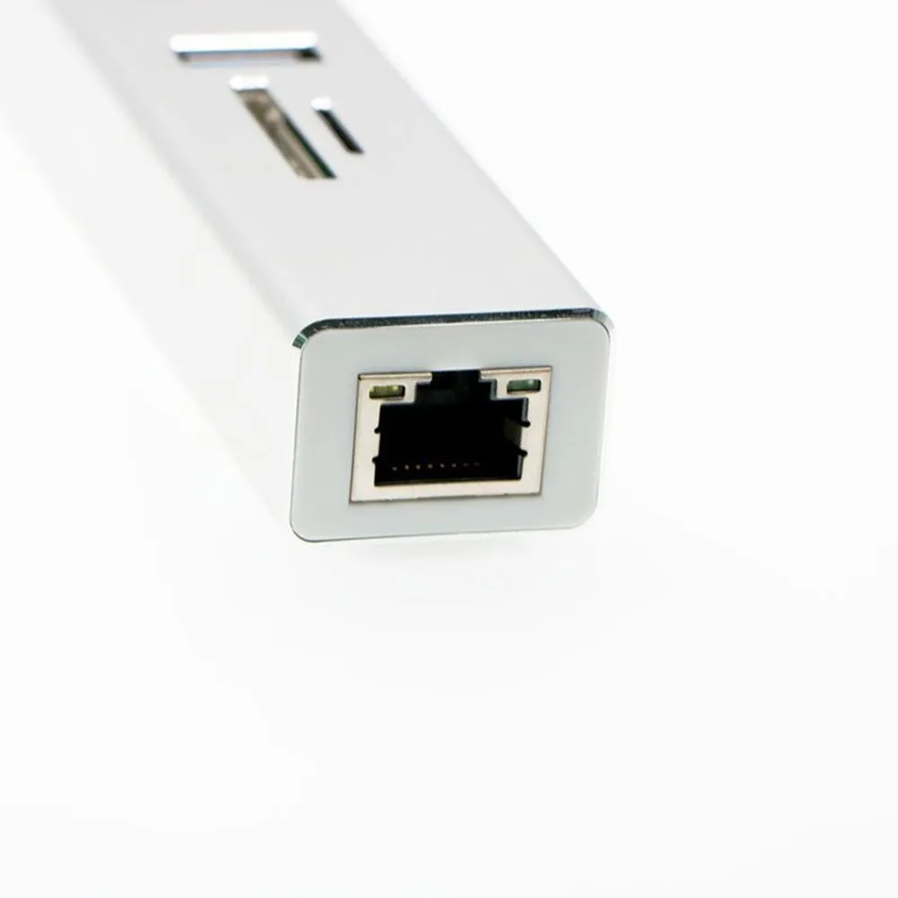 5 в 1 USB C концентратор type до 2 портов USB3.0 + TF/SD карта RJ45 LAN (выход) usb адаптер Multifunion для