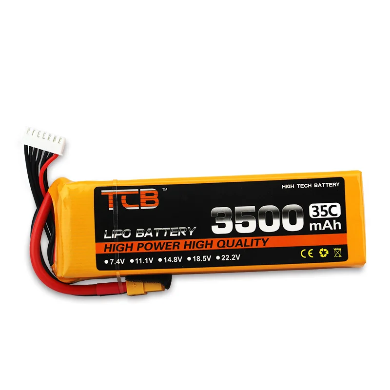TCB RC Lipo батарея 6 S 22 2 V 3500 mAh 25C 35C для дрона вертолет Квадрокоптер автомобиль FPV
