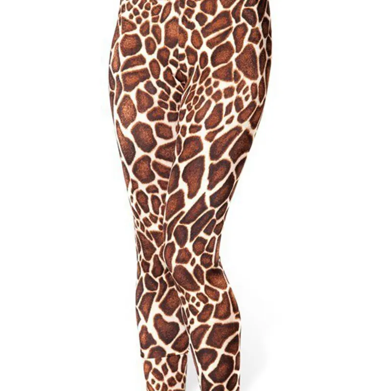 Горячие Продажа Новые Мода Черный Молоко 3D Леопардовым Принтом Леггинсы Детские