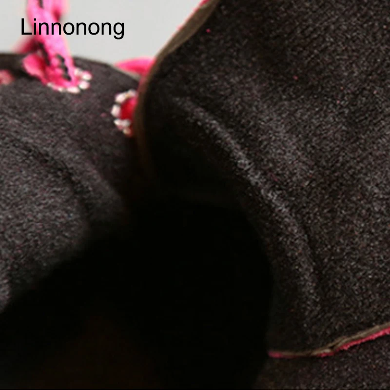 Linnonong Autumn Winter Children Boots Fashion Lace up Leather Kids Antislip Martin for Boys Girls Size 27-36 | Детская одежда и