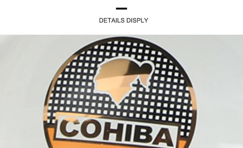 COHIBA портативная пепельница для сигар, домашняя керамическая пепельница, роскошный табак, 4 держателя для хранения сигар, пепельница