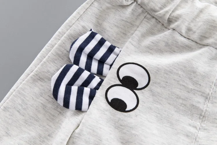 Kids Clothes Sets Summer Boys and Girls T-shirts Shorts Baby Cartoon Small Eyes Short-sleeved Two-piece Suits |