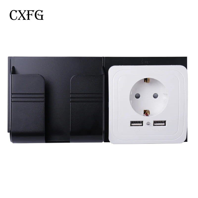CXFGpop USB-порт 110 мА лучшая двойная настенная зарядная розетка адаптер 16 А