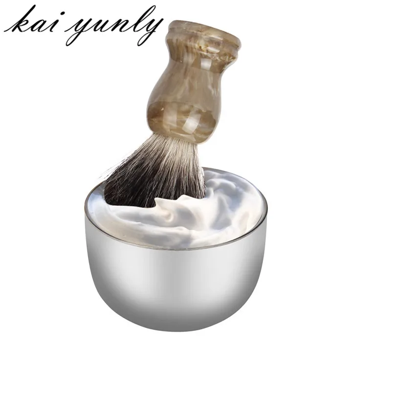 1 шт. Мужская кружка для мыла из нержавеющей стали | Красота и здоровье