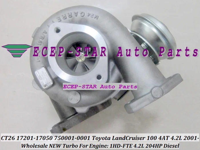 Турбо GT2359V 750001-5002S 750001 17201-17050 750001-0001 для TOYOTA Land Cruiser 100 5AT туристический автобус 1HD