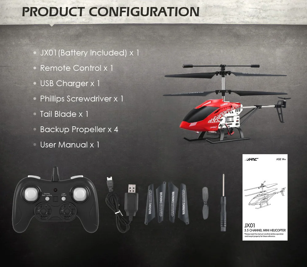 JJRC JX01 Радиоуправляемый мини-вертолет с дистанционным управлением, игрушки для удержания высоты, Дрон, светодиодный светильник, ударопрочный вертолет для детей, игрушки