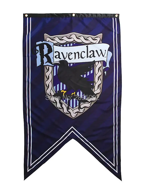 Гарри Поттер RAVENCLAW щит баннер флаг кольцо из полиэстера пользовательские