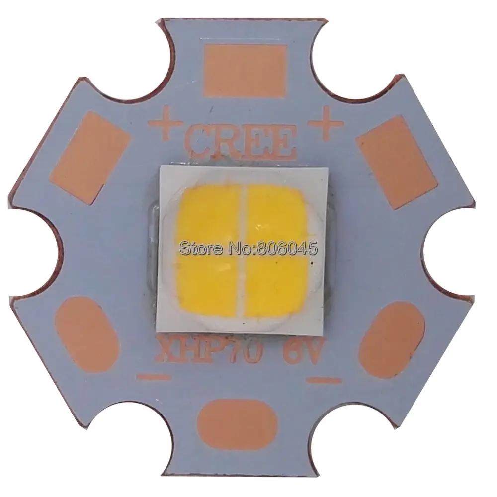 Cree XHP70 6 в 6500K холодный белый 4500K нейтральный 3000K теплый высокомощный светодиодный