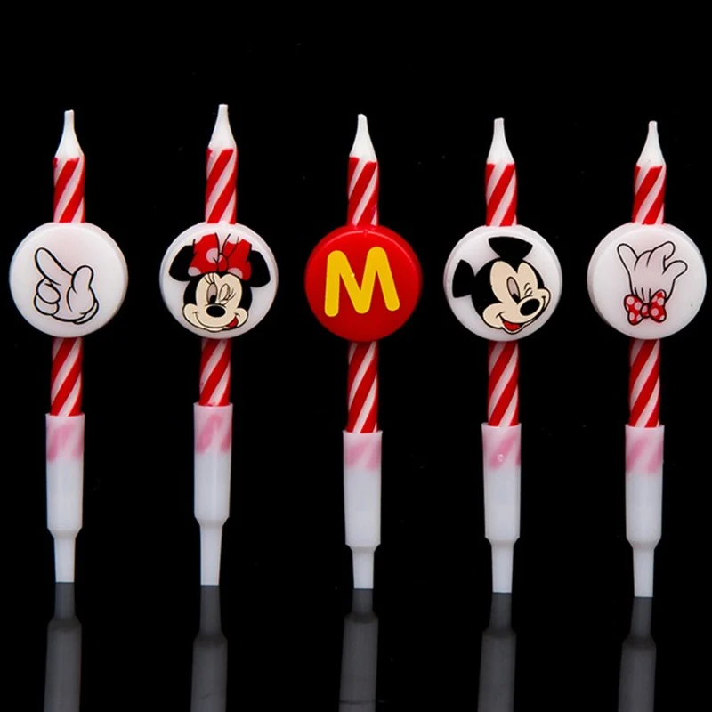 5 шт./компл. мультфильм милый Минни Микки Маус младенец мальчик девочка день