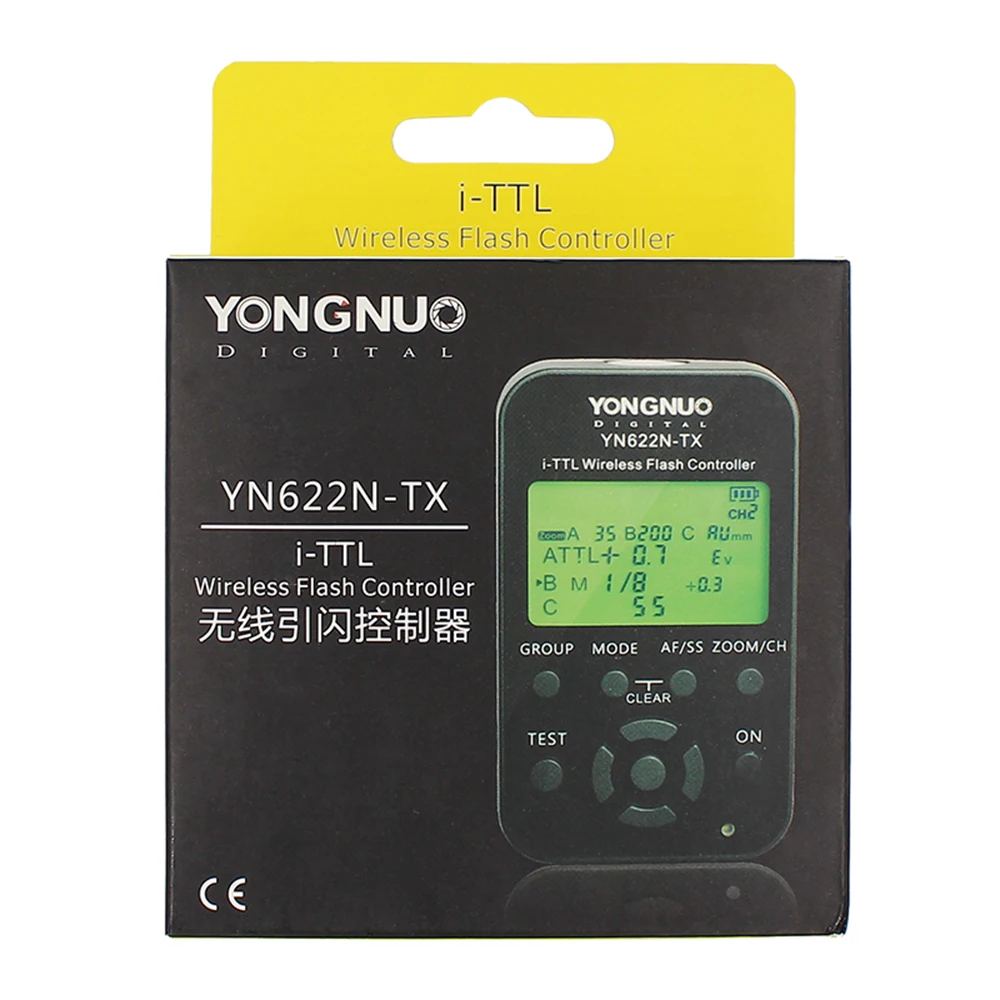 YONGNUO YN622N TX YN 622N LCD Беспроводной TTL HSS контроллер вспышки передатчик для Nikon