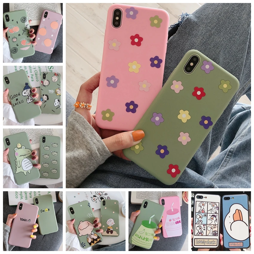 Милые конфеты мягкие Мультяшные из ТПУ pained чехол для телефона huawei P10 P20 P30 Plus honor