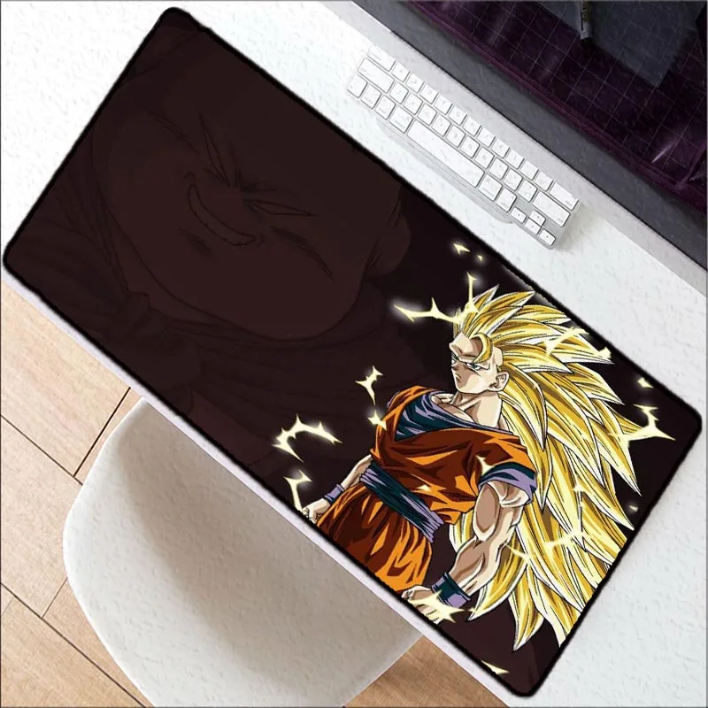 Аниме Драконий жемчуг Z Goku большой замок край коврик для мыши Размер 300*600*2 и 400*900*5